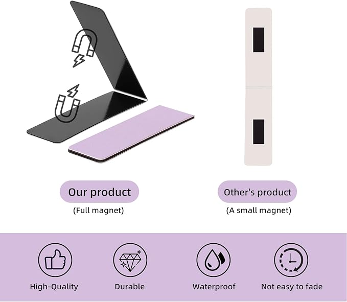 84PCS Magnetic Bookmarks Book Mark, 12 Colors Magnet Bookmark Clips Bulk, Cute Gifts Book Marks for Reading Women Men, Bookmarks for Book Lovers