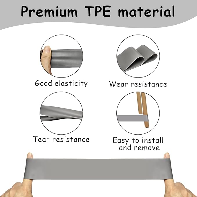 20 Pack Chair Bands for Kids with Fidgety Feet, ADHD Tools for Kids, ROOKEA Sensory Room Must Haves for ADHD Kids Fidget Chair Bands Autism Classroom Must Haves ADHD Tools for Classroom Home Chairs