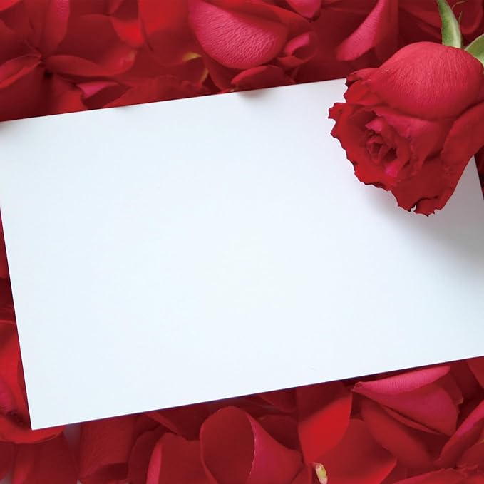 100 Sheets White Cardstock Thick Paper - Blank Heavy Weight 350gsm Cover Card Stock for Invitations,Stationery Printing,Scrapbooking,Crafts,DIY Cards, Paper Crafting (8.5x11 Inches)