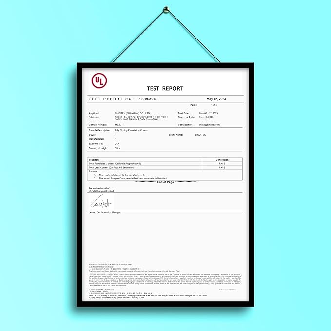 Binditek 100 Pack 16 Mil Sand-Textured Polycover - Plastic Binding Cover for Letter Size - Business Reports and Proposals - Lightly Textured Sand Finish - Square Corners, Un-Punched, Black