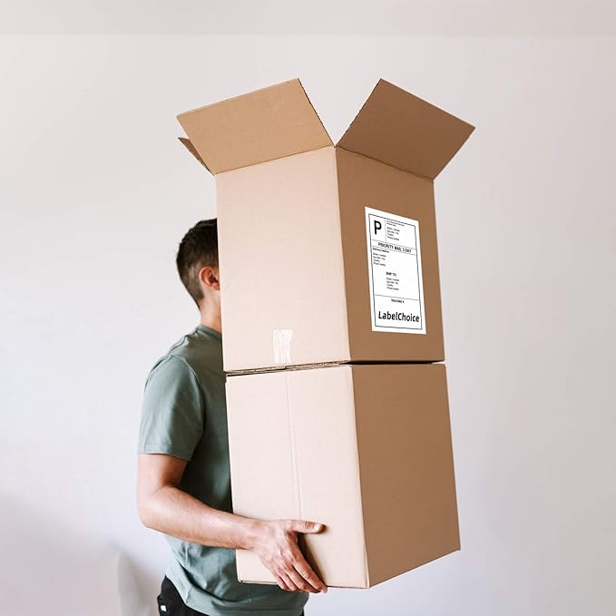 1 Roll 3" Core 4"x6" inch Direct Thermal Labels for Industrial Printers, No Ribbon Needed, Commercial Grade (1000 Labels/Roll, Total 1000 Labels)