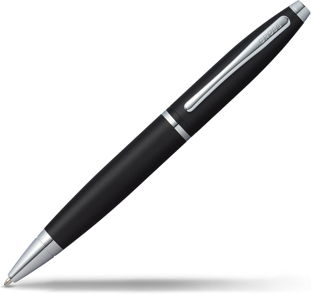 Cross Calais Refillable Ballpoint Pen Presented in a Luxury Gift Box - Medium Point, Black Ink, Matte Black