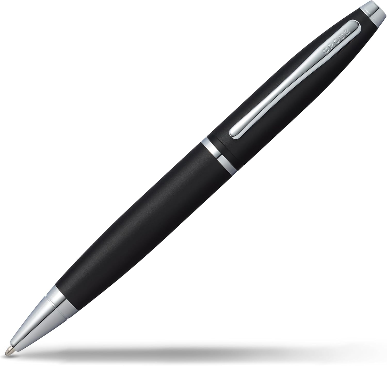 Cross Calais Refillable Ballpoint Pen Presented in a Luxury Gift Box - Medium Point, Black Ink, Matte Black