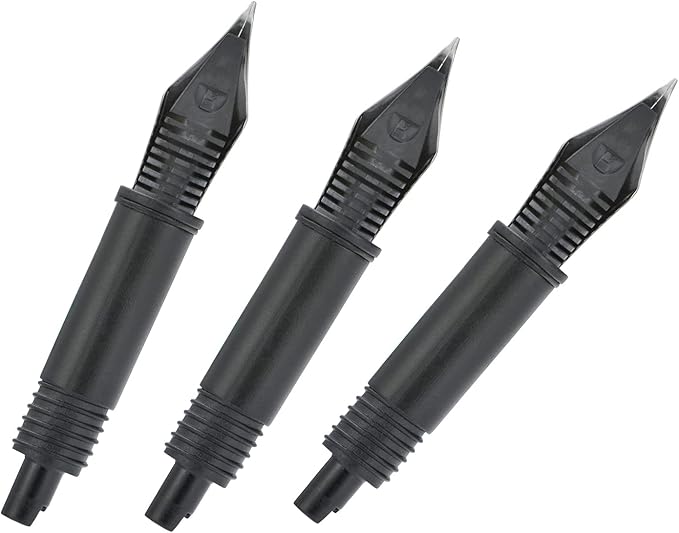 Set of 3 Hongdian Fountain Pen Silver Medium Nibs for Black Forest 1850, 1851, M2,1843, 6013, 517D, 517S, 525,H1, H3, A3, 1843 and 920 Series