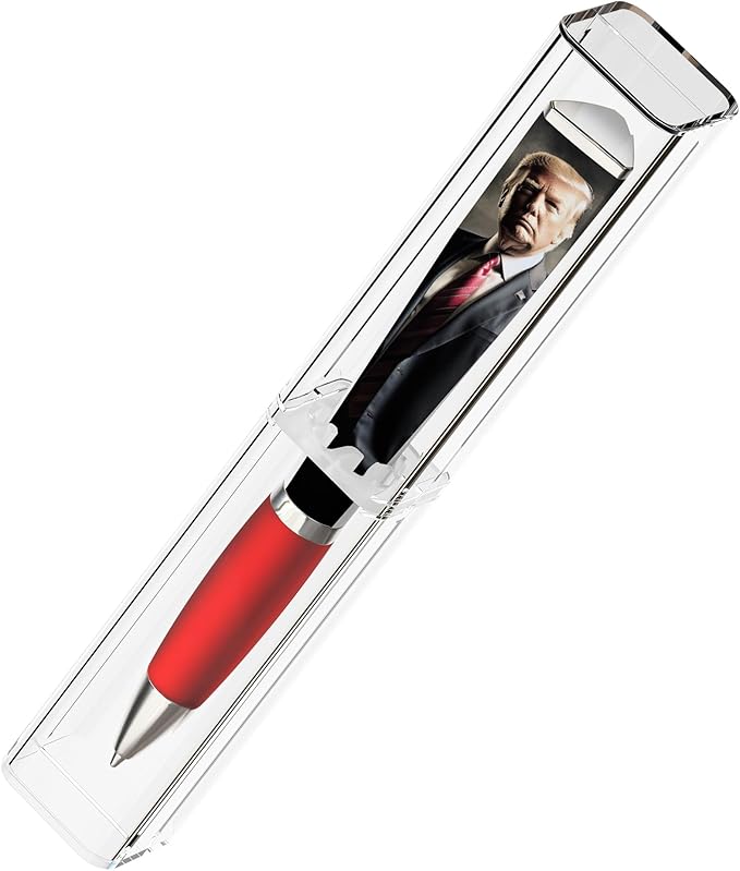 Trump Commander in Chief Ballpoint Pen, MAGA, Trump Merchandise Donald Trump Gifts for Men & Women, Make America Great Again Donald Trump Commander in Chief Pen - Imprinted In The USA (3-Sided Pen)