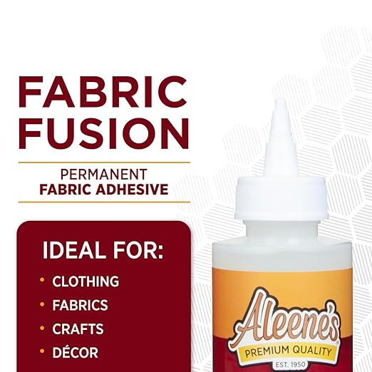 Aleene's Fabric Fusion Permanent Fabric Adhesive 3-Pack, 4 oz.