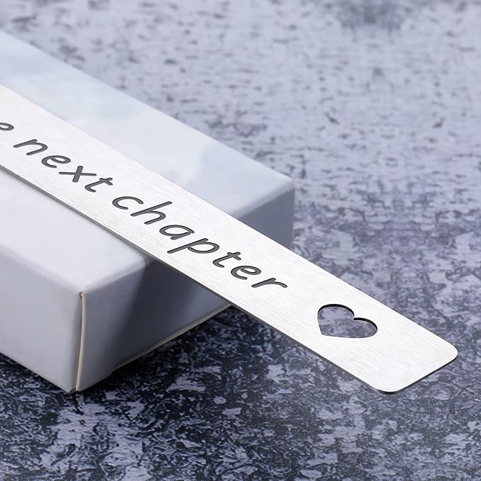 Retirement Gifts for Women Bookmark Farewell Gifts for Coworkers Colleague 2023 Graduation Gifts for Her Him College Inspirational Christmas Birthday Gifts for Teen Boys Girls Best Leaving Metal Gift