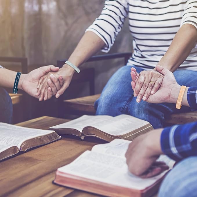 Unittype 240 Pcs Christian Silicone Bracelets Bulk Scripture Gifts Bible Verse Rubber Wristbands Religious Church Gifts for Women Men Party Favors Birthday Easter Baptism Gifts(Fresh Color)