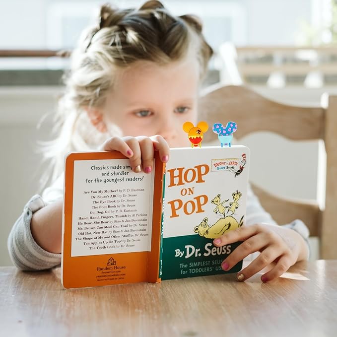 20PCS Cute Mouse Paper Clips, Bookmark Book File Page Marker Clips for Teacher & Students, Desk Accessories Stationery for Office School, Office Supplies Decor for Women Kids Adult