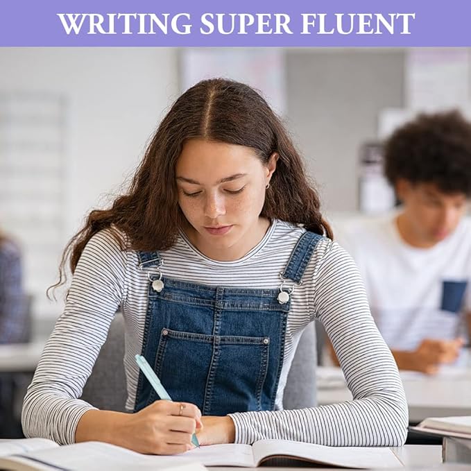 AUAUY 10Pcs Retractable Gel Ink Pens, Quick Dry Gel Ink Pen, Smooth Writing Pens, 0.5mm Black Ink Pens, Office School Supplies Gifts for Women & Men