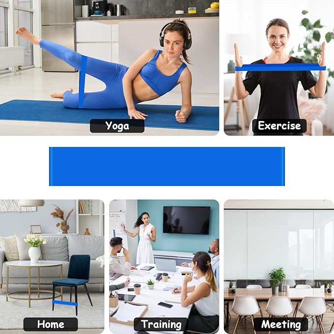 12 Pack Chair Bands for Kids with Fidgety Feet, ADHD Tools for Kids, ROOKEA Sensory Room Must Haves for Adhd Kids Fidget Chair Bands Autism Classroom Must Haves ADHD Tools for Classroom Home Chairs