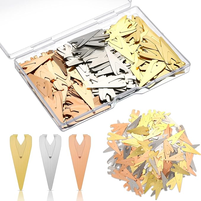 180 Pieces Book Darts Bookmarks Bulk Metal Page Markers Mixed Book Line Marker Silver Gold Orange Book Markers Brass Page Darts Mixed Book Markers Gift for Women Men Readers Book Lovers Christmas