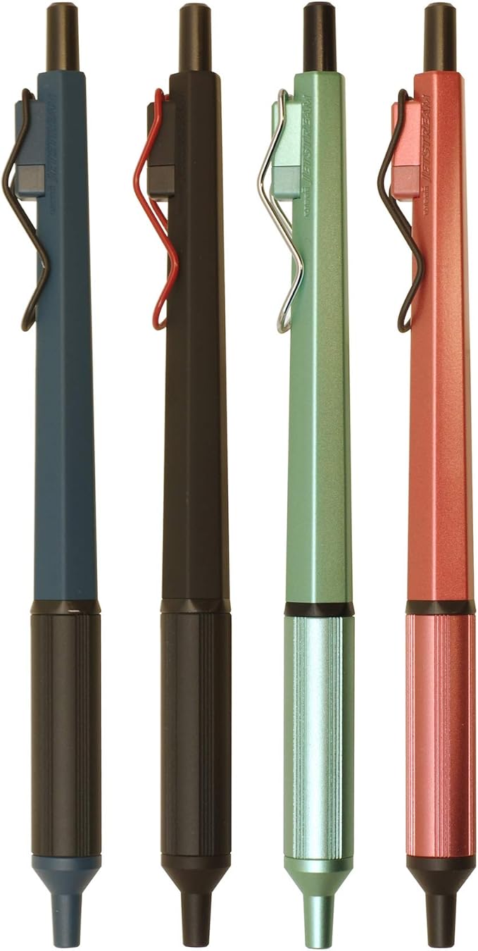 Uni Jetstream EDGE 0.38mm Oil-based Ballpoint Pen, Black Red Body (SXN100338BK15)