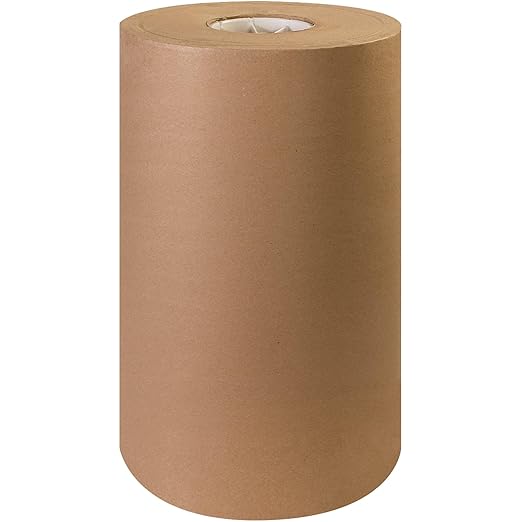 AVIDITI Shipping Paper Roll 15"L, 1-Pack | Large Kraft Paper Roll for Packing, Moving and Storage