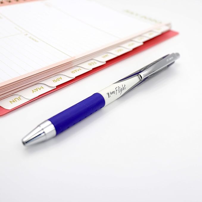 Zebra Pen Z-Grip Flight Retractable Ballpoint Pen, Bold Point, 1.2mm, Blue Ink, 12-Count (21920) - (Case of 6, 72 Count Total)