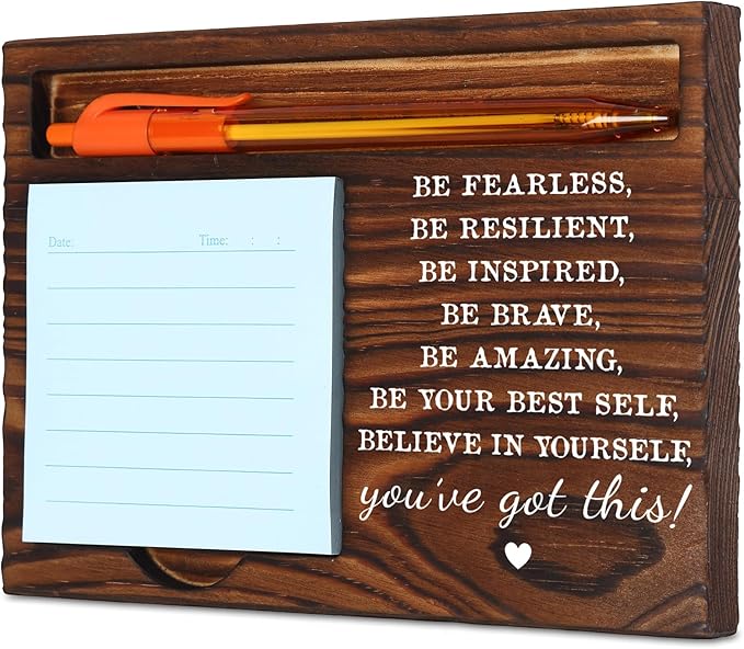 Funny Encouragement for Men Women, Support, Get Well, You Got This Motivate, Promotion,Cheer Up Gift for Him Her Coworker Friends Assistant Office Desk Self-Stick Note Pad Holders SD127