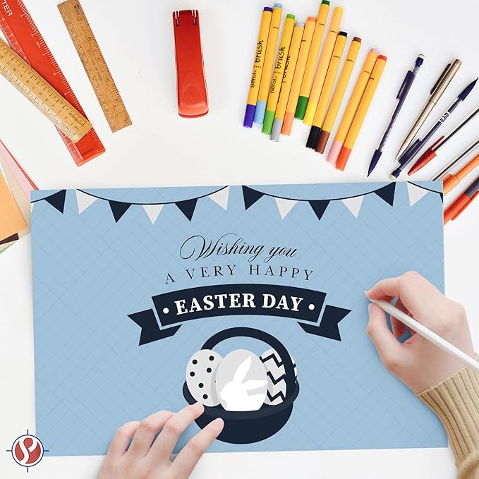 Pastel Color Paper, 11 x 17" Multi-Color Bulk Paper for Spring & Easter Greetings, Art & Crafts, Invitations | Regular 20lb Bond | 80 Blue, 80 Pink, 80 Green, 80 Canary, 80 Goldenrod (400 Total)