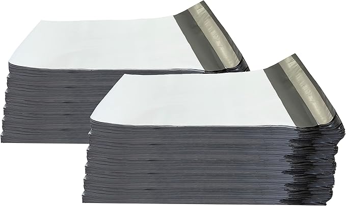 Colored Poly Mailers Pack of: (White, 6" x 9" pack of 1000) Be creative with your packaging with Colored mailers