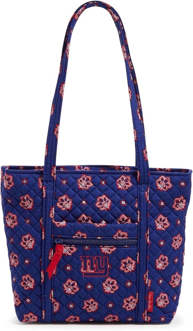 Vera Bradley Women's Cotton NFL Small Vera Tote Bag (Multiple Teams Available)