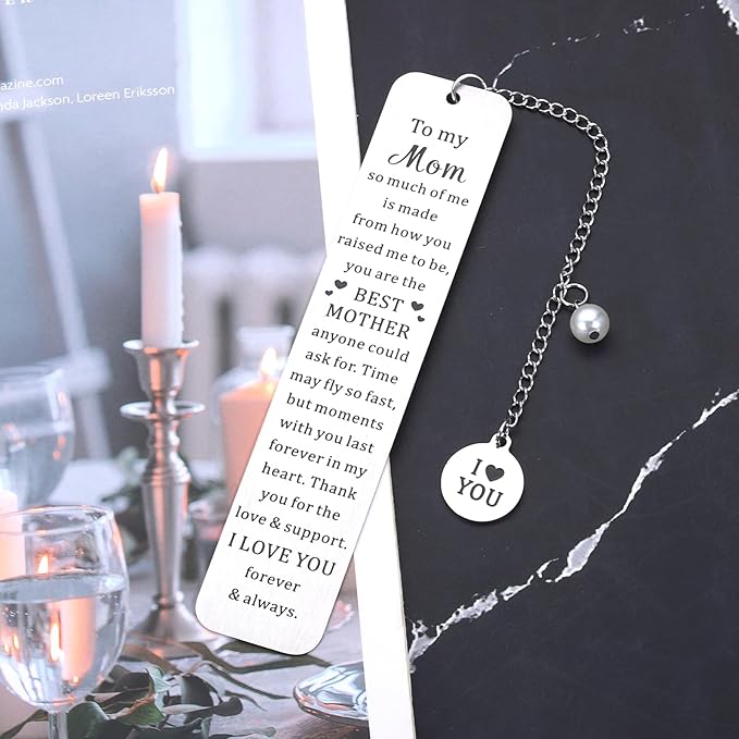 Gifts for Mom, Mothers Day Gifts from Daughter Son Kids, Mom Gifts Bookmark, Mom Birthday Gifts for Women, Mom Gifts from Daughters Sons, Mom Christmas Thanksgiving Valentines Day Gifts for Her Mom