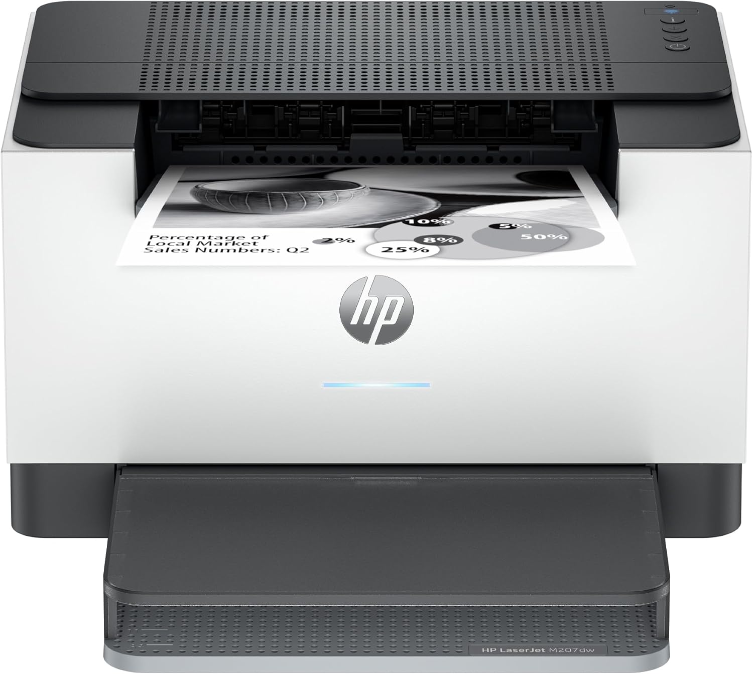 HP Laserjet M207dw Laser Wireless Printer, Black and White, Duplex, Best for Office