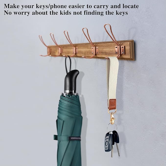 Fishent Stretchy Wristlet Keychain,Braided Cute Wrist Lanyards for Keys, Key Chain Holder for Women Men, Wrist Strap Keychain for Car Keys Phone Camera Wallet ID Badges Card (Starlight)