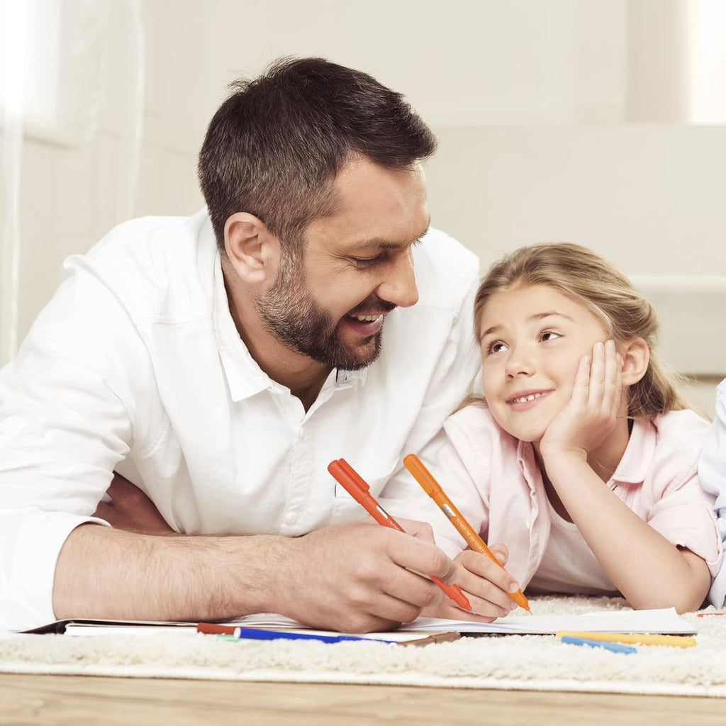 AECHY 8PCS Curve Highlighter Pen for Note Taking, Dual Tip Pens with 8 Different Curve Shapes & 8 Colors Fine Lines, Colored Curve Pens Set for Kids Journaling Back to School Supplies