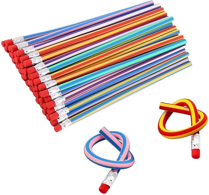 30 Pieces Flexible Soft Pencil Magic Bend Kids for Children School