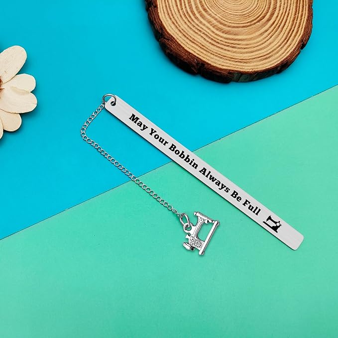 Bookmark Gift for Sewing Lover Women Mom Grandma Quilting Gift Seamstress Gift Funny Quilting Gifts for Quilters Seamstresses Sewing Gifts for Designer Quilting Book Marker Gifts for Costume Designer