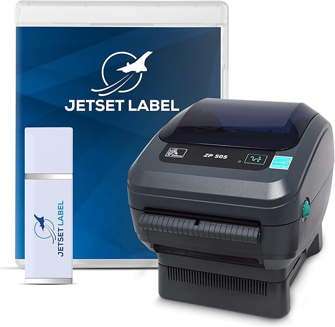 Zebra ZP505 / Zebra ZP 505 Label Direct Thermal Bar Code Zebra Label Printer ZP505 | USB, Serial, and Parallel Connectivity 203 DPI Resolution | Includes Software
