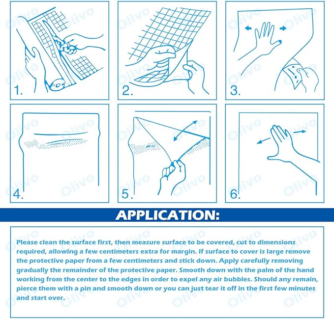 Olivo Clear Contact Paper Roll for Books Crafts 17.5 in x 20 ft Peel and Stick Adhesive Book Cover Plastic Protector