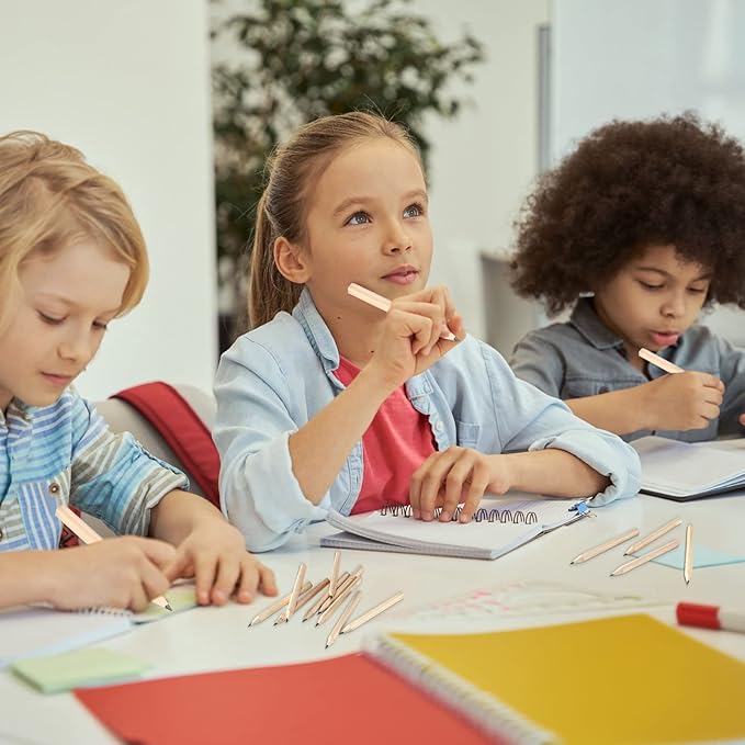 Yexiya Golf Pencils Bulk Half 2 HB 3.5 Pre Sharpened Hexagonal Yellow Wood Mini Pencils for Kids School Classroom Baby Shower Bridal Wedding Office Supplies(4000 Pcs)