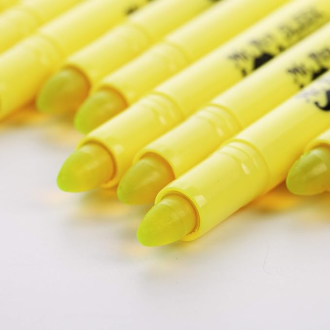 Mr. Pen- Gel Highlighters, Bible Highlighter, Pack of 20, No Bleed Highlighter, Fluorescent Yellow Highlighters, Dry Highlighter, Bible Study Highlighter, Bible Journaling Supplies