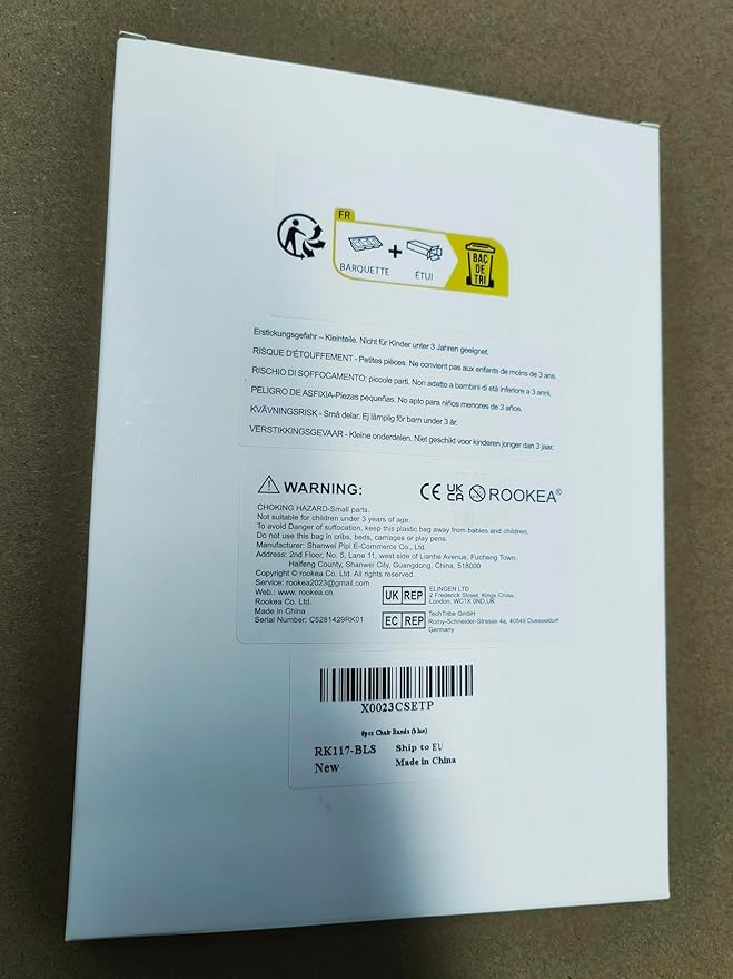 6 Pack Chair Bands for Kids with Fidgety Feet, ADHD Tools for Kids, ROOKEA Sensory Room Must Haves for Adhd Kids Fidget Chair Bands Autism Classroom Must Haves ADHD Tools for Classroom Home Chairs