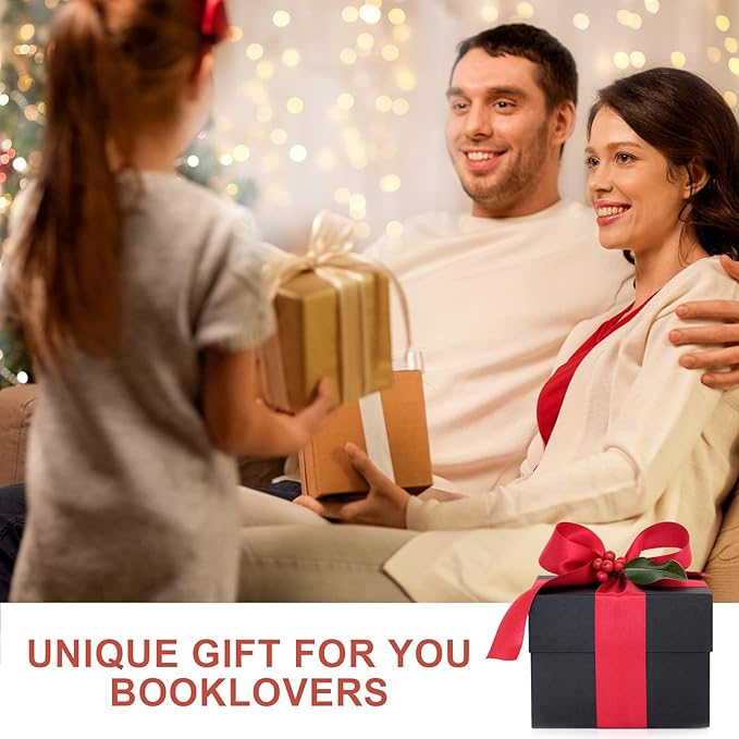 Handmade Wooden Book Page Holder - Red Walnut Thumb Bookmark -a Novel Reading Accessories Gifts for Readers, Lovers Gifts, Bookworm, Literary (Red Walnut, Large - 0.95”)