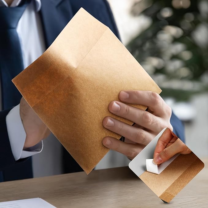 Fainne 800 Pack A2 Brown Envelopes, 5.75x 4.375 Envelopes for Invitation, Kraft Envelopes 120 Gsm Gift Card Envelopes for Office, Gift, Party, Baby Shower,wedding