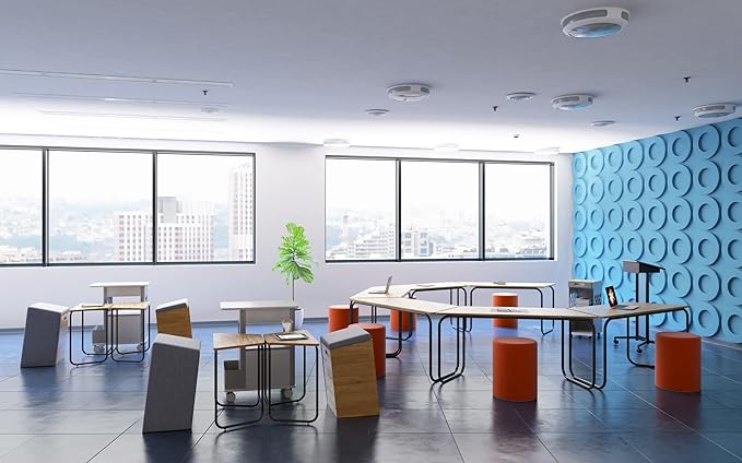 Safco Products 8912BL Mobile Lectern with Stoarge, Ideal for Office and Classroom Presentations, 4 Locking Wheels, Black