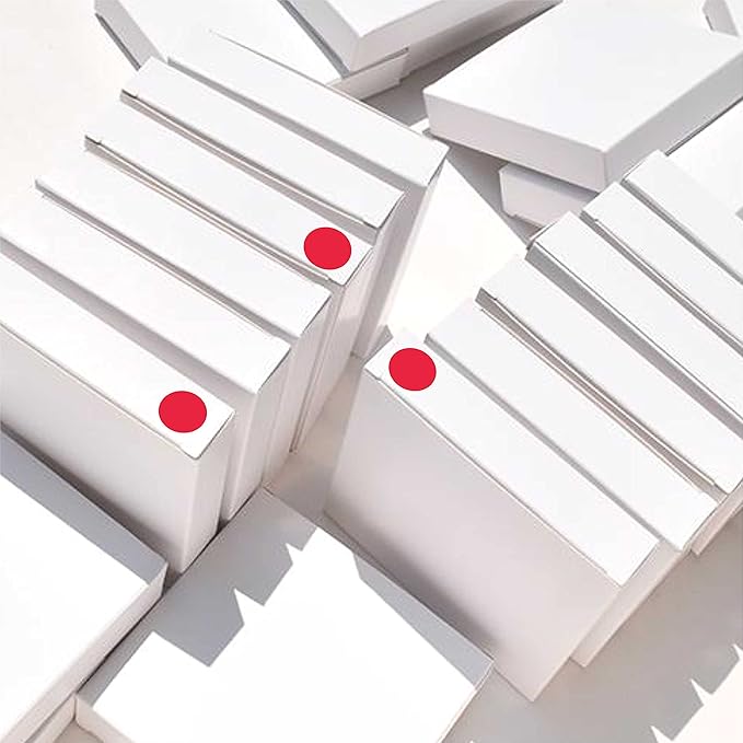 PARLAIM 3/4 Inch Roll Color Coding Labels,1000 per Roll Round Permanent Adhesive Color Coding Circle Dot Stickers for Classroom Office Home(Red)