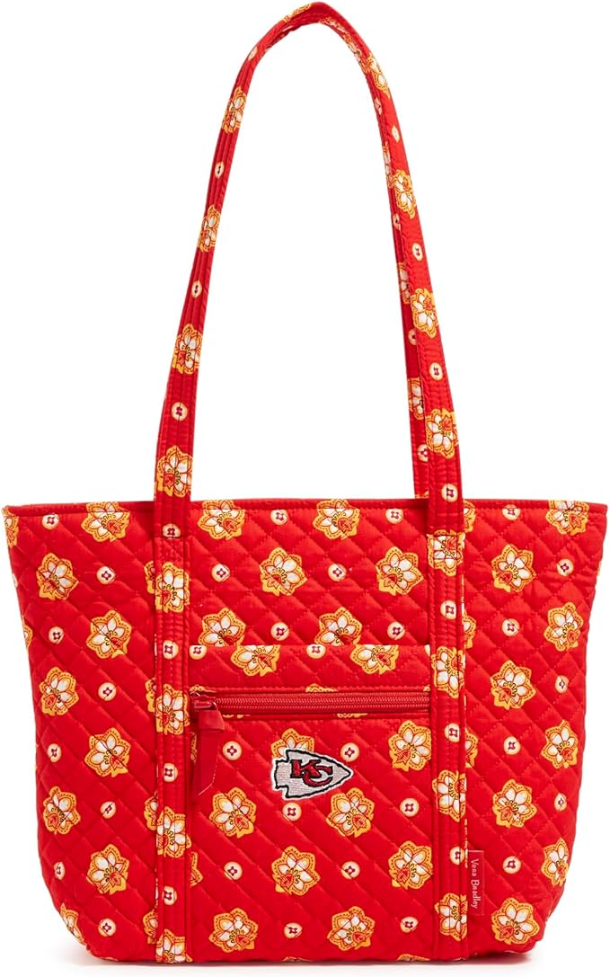 Vera Bradley Women's Cotton NFL Small Vera Tote Bag (Multiple Teams Available)