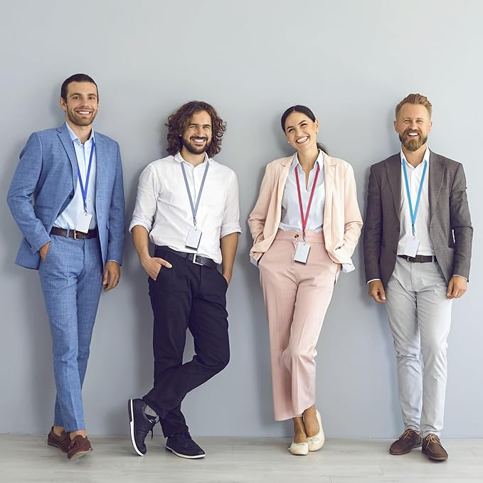 10 Pack Lanyards for ID Badges, Cruise Ship Cards, Keys, Keychain, Long-lasting Neck lanyard Strap with Clasp, Cruise Badge Key Lanyards for Men, Women, Teachers, Kids (MIX)