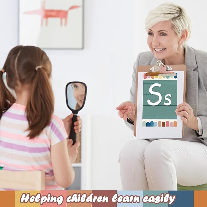 Bulletin Board Letters - ABC Alphabet Poster Classroom Decor Set Preschool English Poster Kindergarten/Primary School Classroom Wall Decor Daycare/Homeschool Supplies 10inx5.5in