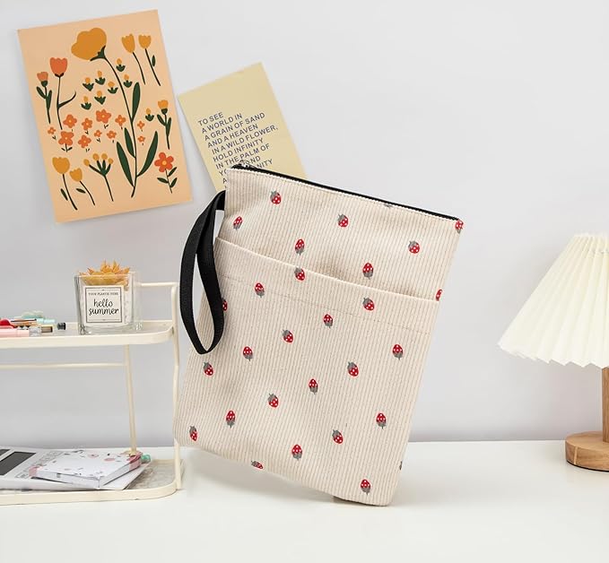 Book Sleeve, Book Covers for Paperbacks with Zipper, Book Lover Gifts