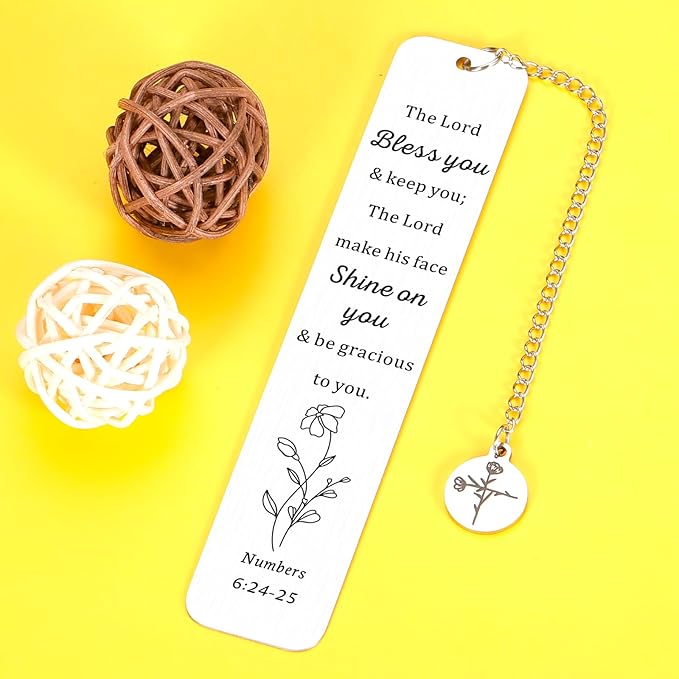 Baptism Gifts for Girls Kids, Inspirational Religious Cross Bookmark Gifts for Boss Lady Women Her Graduation Catholic Birthday Christmas Christian Church Gifts for Her