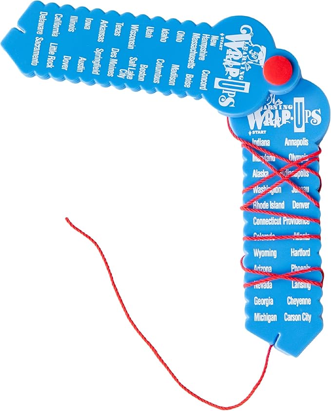 LEARNING WRAP-UPS SELF-CORRECTING States & Capitals US Geography Self-Correcting Keys, (K105-SB)