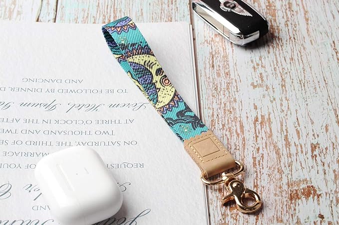 DQL Key Wristlet Strap for Women and Men, Wrist Keychain for Car Keys, Badge, Wallet, and Phone Wrist Strap