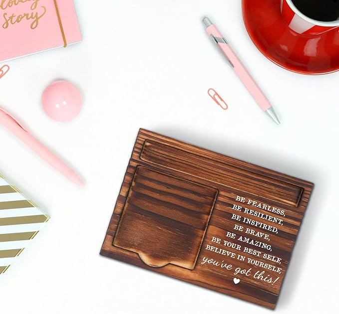 Funny Encouragement for Men Women, Support, Get Well, You Got This Motivate, Promotion,Cheer Up Gift for Him Her Coworker Friends Assistant Office Desk Self-Stick Note Pad Holders SD127