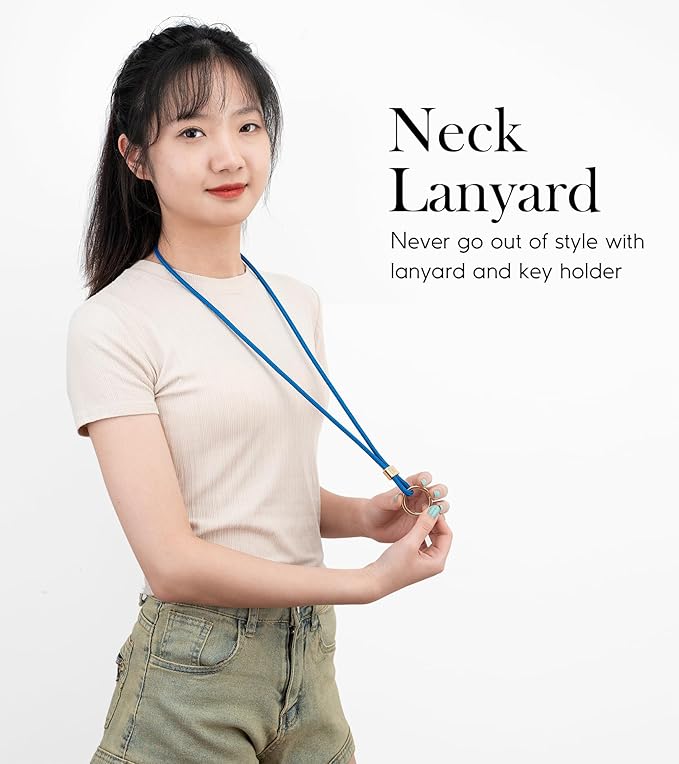 SENLLY Neck Lanyard Strap for Keys, Original Minimalist Design KeyChain Holder