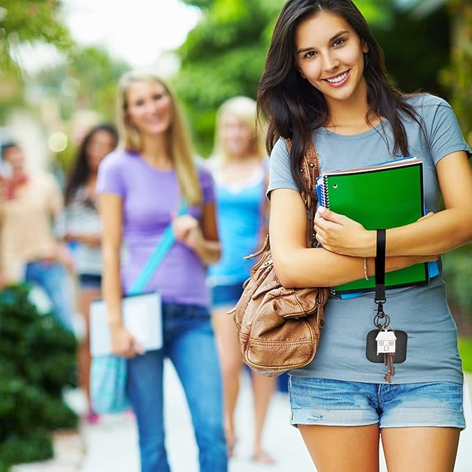 Wrist Lanyard for Women and Men, Keychain Lanyard for Keys, Wrist Keychain Strap Lanyard for Car Keys ID Badge Wallet Card Holder (Light Yellow)