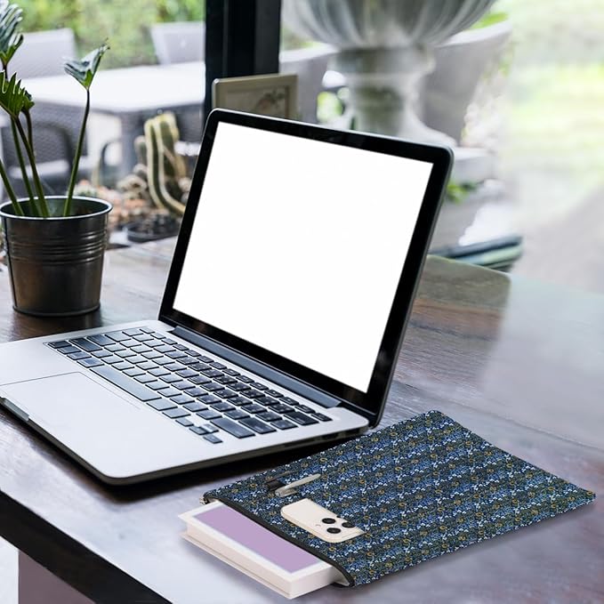 Vintage Flower Book Sleeve Book Lovers Gifts Autumn Style Waterproof Book Cover Book Accessories Book Covers for Paperbacks Book Pouch Book Protector with Front Pocket for Women Girls Readers Niece