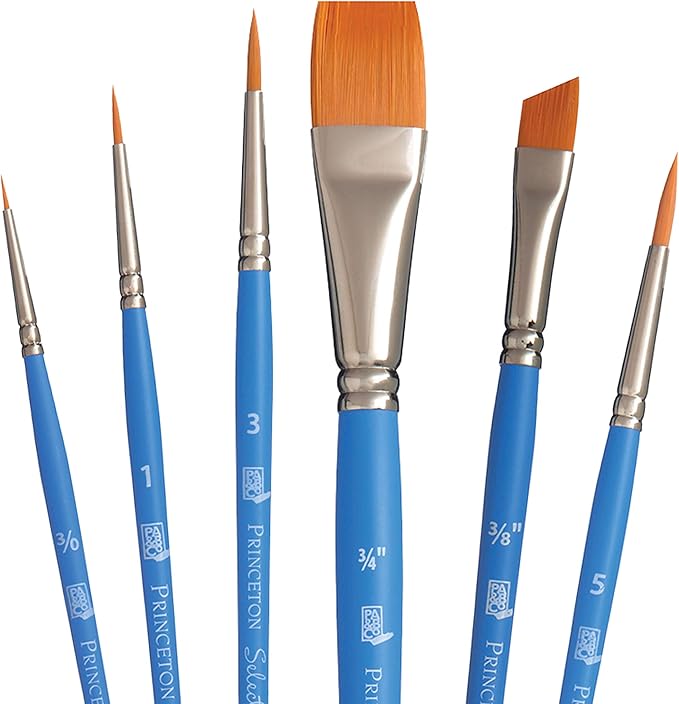 Princeton Select Artiste Paintbrush, Size 3/0, Blue